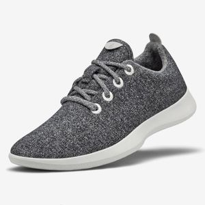 Allbirds Woman’s Wool Runners in Natural‎ Grey (Light Grey Sole) Size 8